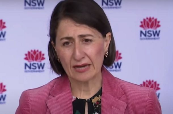 Berejiklian commands virus not to spread by not mandating masks or travel bans