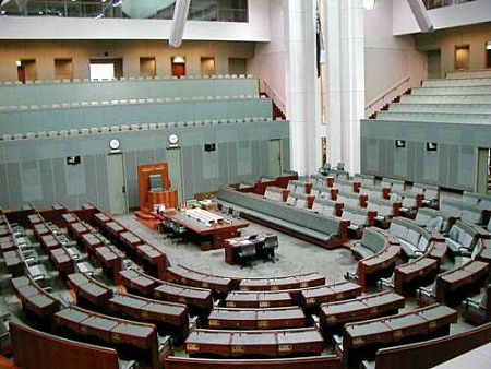 House of Representatives, Canberra.