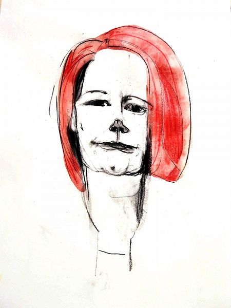 Former prime minister Julia Gillard: was knifed by Shorten, although she also owed her position to him after he knifed Kevin Rudd.