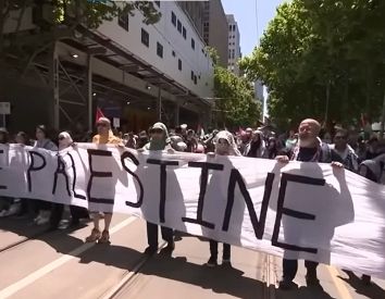 Young people in the West stand in solidarity for a Gaza ceasefire