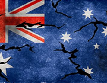 The unravelling of the flag on Australia Day