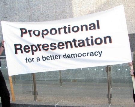 Why are the Greens not initiating the strong case for Proportional Representation?