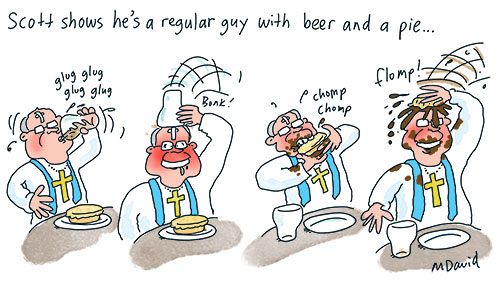 EDITORIAL EXCERPT: Scott Morrison, the fair dinkum (self-)marketing man