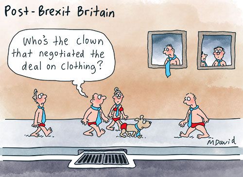 CARTOONS: Mark David is Britain bound
