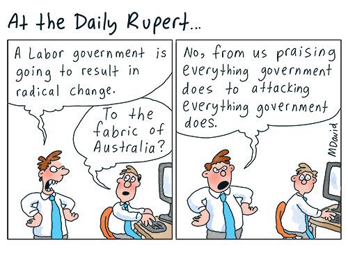 Murdoch-led mainstream media makes Australians sad