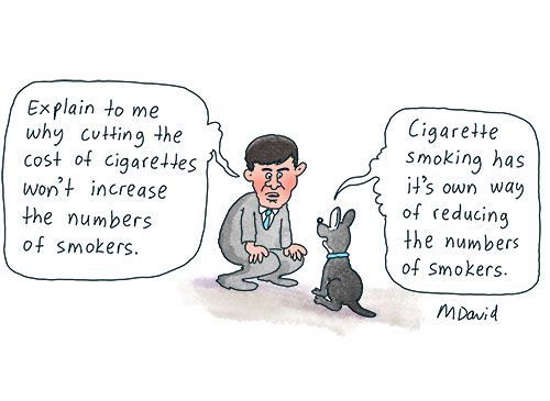 Coalition and One Nation's cheaper smokes crime-fighting con