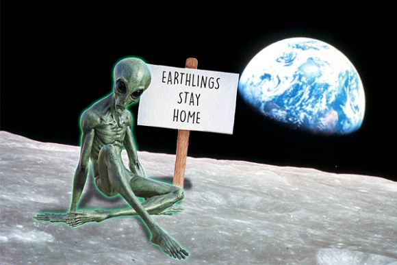 Humans not welcome, says Man in the Moon