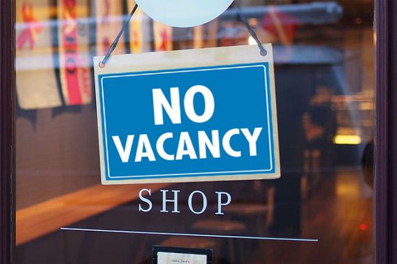 Employment opportunities? Sorry, there are no vacancies