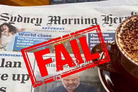 Sydney Morning Herald a disgrace to proper journalism