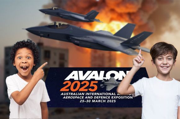 Avalon Air Show: Arms deals, weapons of destruction and family fun