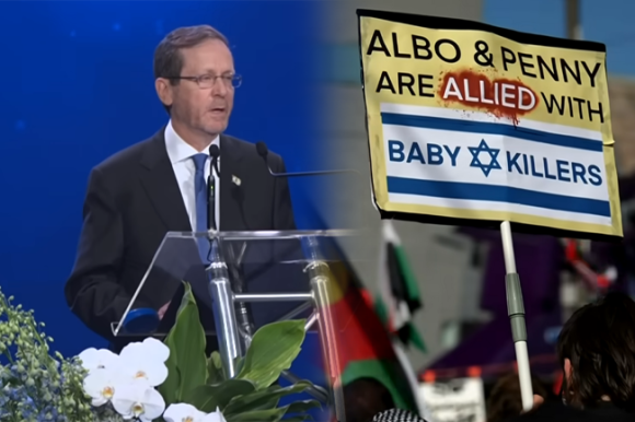 Herzog visit sparks questions over Australia’s ‘core values’