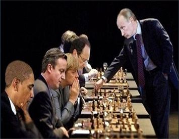 Putin grand master in global game of strategy and domination