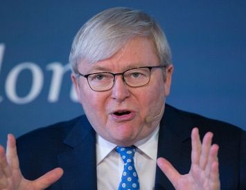 Kevin Rudd wants to see more courage in Australian politics