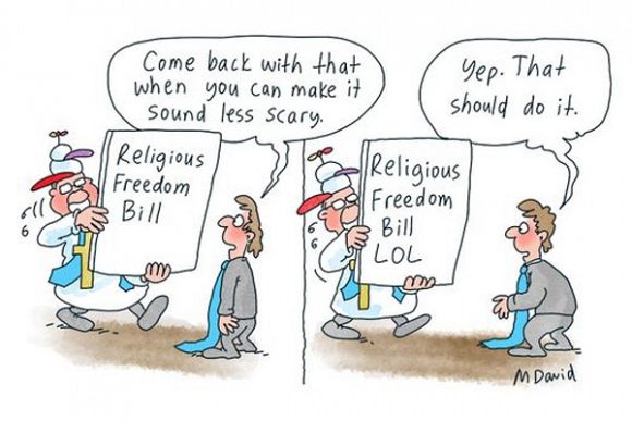 Religious freedom laws have no place in modern Australia