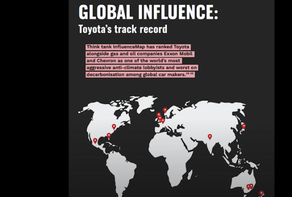 Toyota tanks on clean cars while coasting on 'climate friendly' reputation