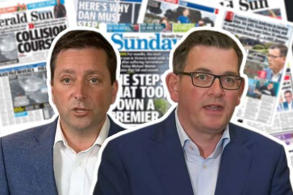 Herald Sun fiction writers setting Victorian Election media agenda