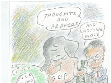 CARTOON: Thoughts and prayers