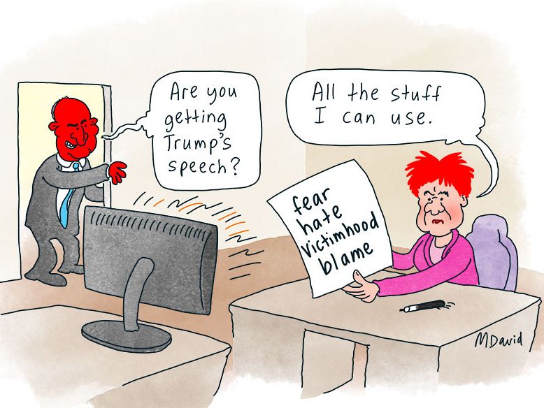 CARTOONS: Pauline Hanson is gaga for Trump and MAGA