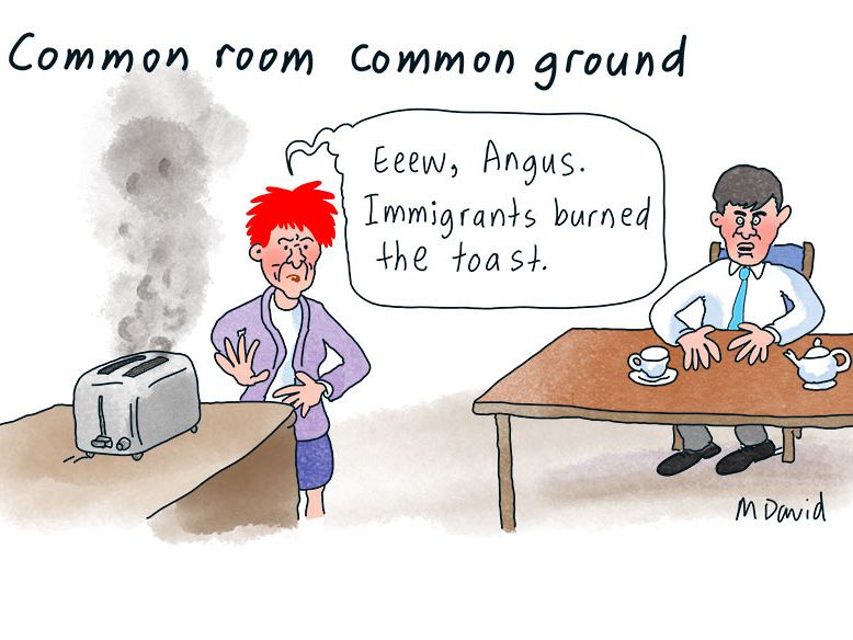 CARTOONS: Mark David doesn't like brown bread