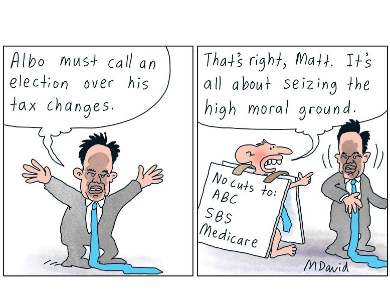 CARTOONS: Nats' Matt is singling out tax