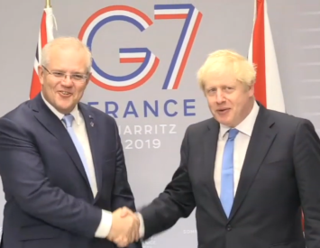 Australia could join UK-led international alliance, abandoning Asia