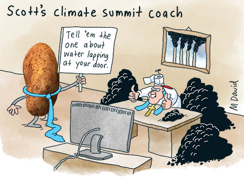CARTOONS: Mark David is laying it on thick
