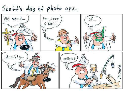 CARTOONS: Mark David promises to shout the next round