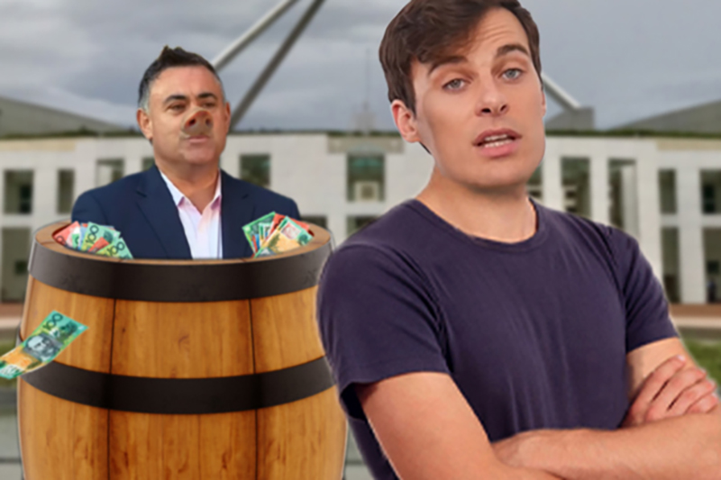 Friendlyjordies v John 'Call me Pork' Barilaro