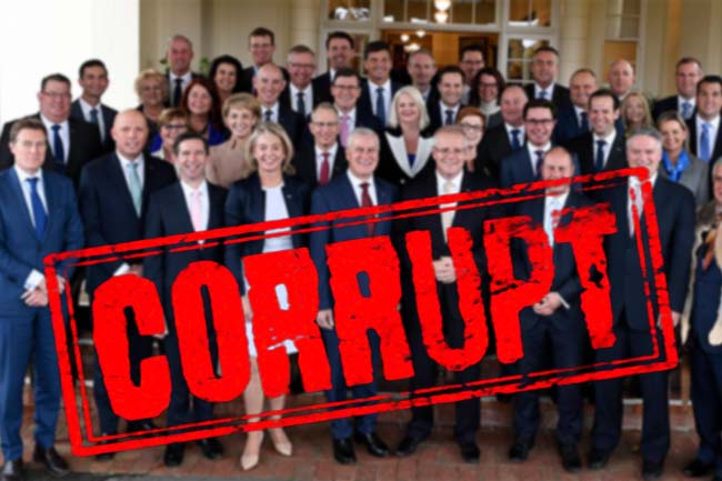 Australia's corruption score plummets to shameful new low