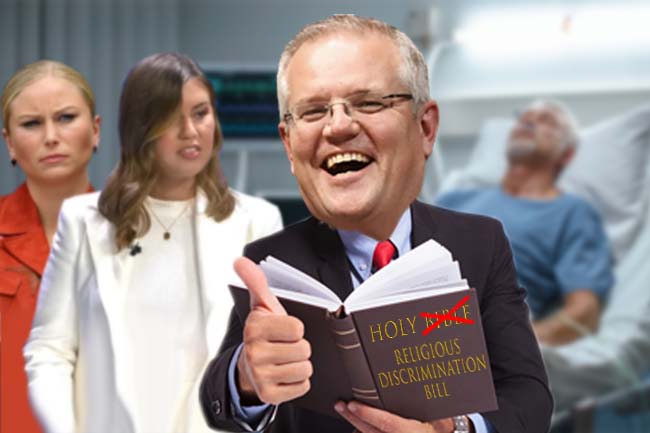 Scott’s religious devotion sacrifices sex abuse survivors…plus all non-god botherers
