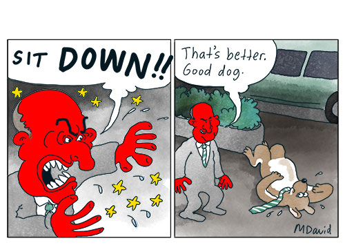 CARTOONS: Mark David is barking mad