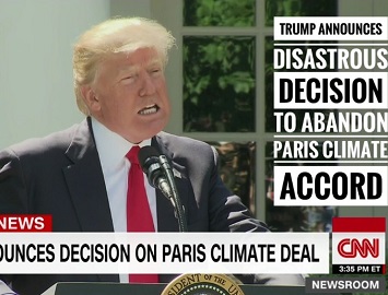'Ignorant and dangerous' Trump ditches Paris climate accord in fact-free speech