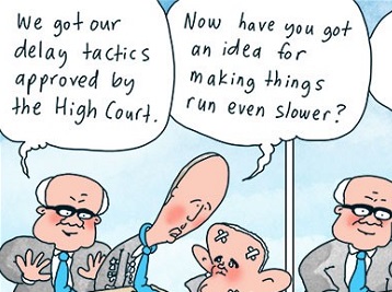 CARTOON: Delaying tactics