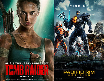 Movie Talk: Tomb Raider (2018) and Pacific Rim Uprising (2018)
