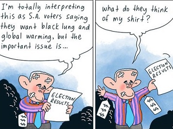 EDITORIAL EXCERPT: Batman, Pyne, Cambridge A and an oily pair of Kochs