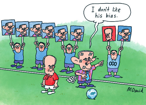 CARTOONS: The bias of Mark David