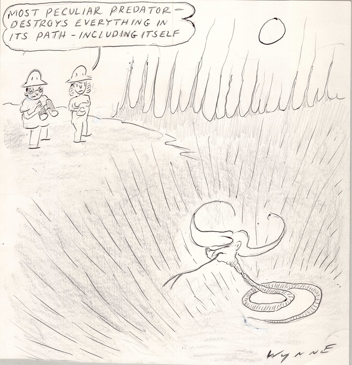 CARTOON: Destroys everything in its path