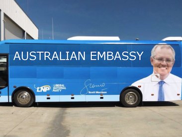 Morrison's Israel embassy 'issue'