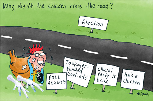 MUNGO MACCALLUM: One job left — call the election, ScoMo!