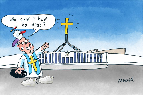 CARTOONS: Mark David burns for you