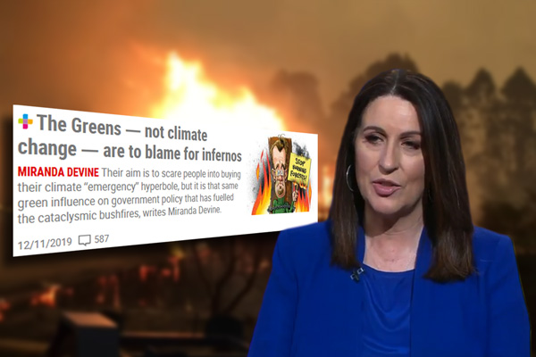 The truth behind Miranda Devine's attack on the Greens