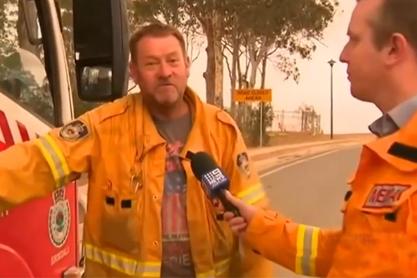 Right-wing media gleeful at firefighter's support of Pauline Hanson