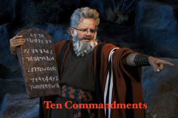 PM ScoMoses' top ten commandments