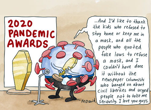 CARTOONS: The 4 stages of Mark David