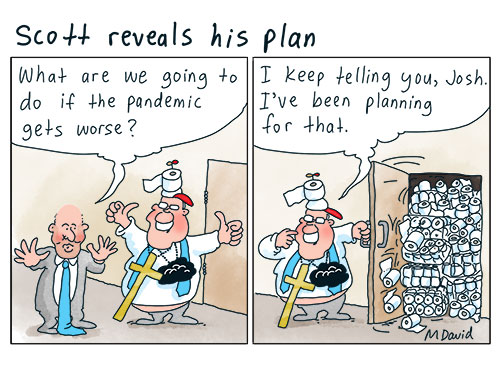 CARTOONS: Mark David on pandemic planning