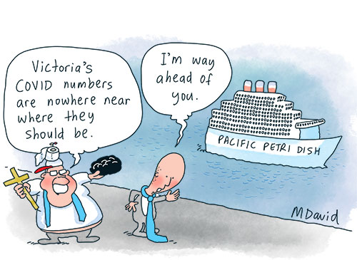 CARTOONS: COVID numbers are adding up