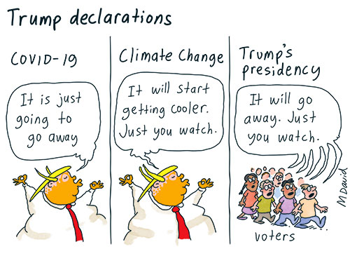 CARTOONS: Mark David wins hearts and minds