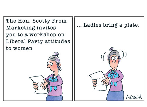 EDITORIAL: Scotty stuffs staffers under steam-cleaned parliamentary rug