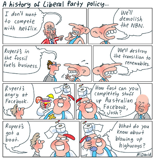 EDITORIAL: How Morrison's media bargaining code sold Australia's soul to wretched Rupert and Mark Zuckerberg