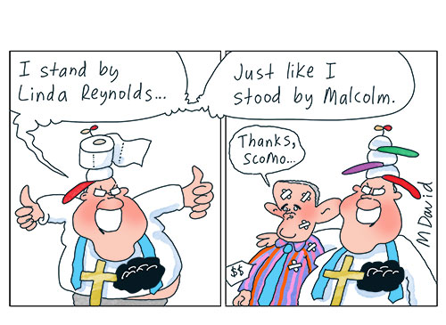 CARTOONS: Mark David is standing by